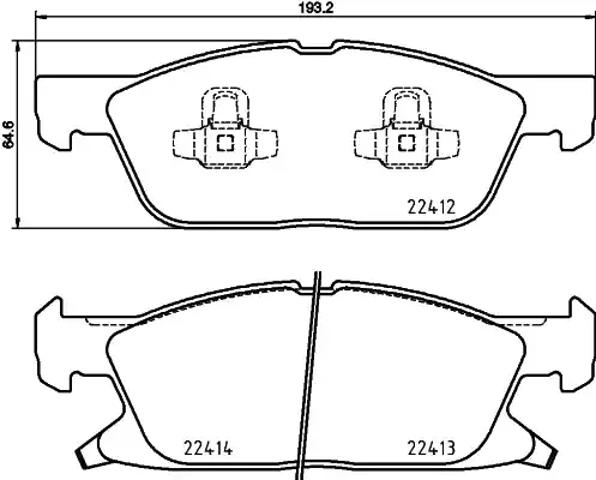 Дискові гальма P24188 BREMBO