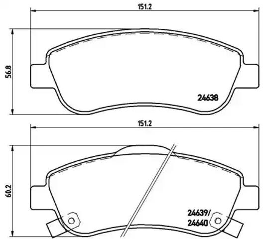 Дискові гальма P28045 BREMBO
