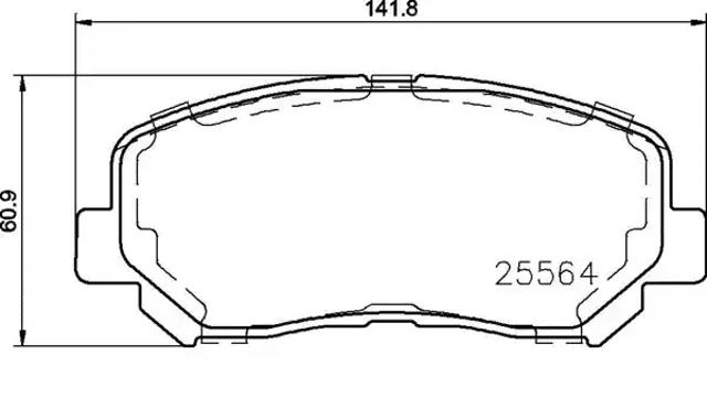 Колодки передні P37019 BREMBO