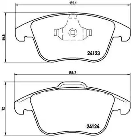 Дискові гальма P44020 BREMBO