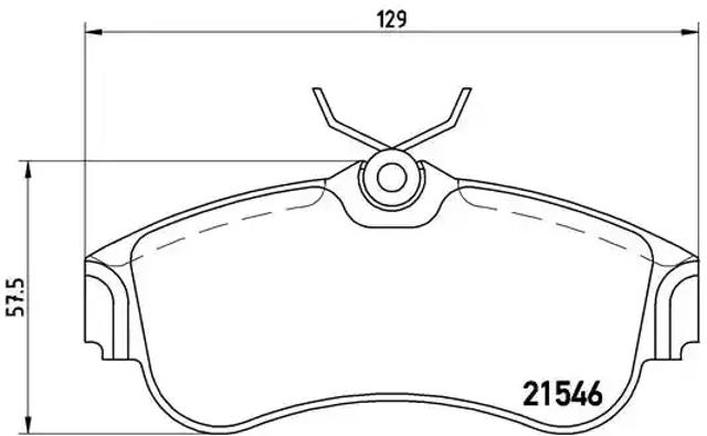 Гальмівні колодки P56022 BREMBO