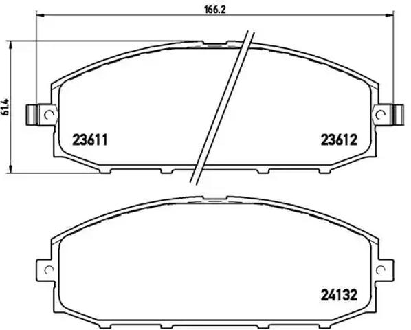 Дискові гальма P56041 BREMBO