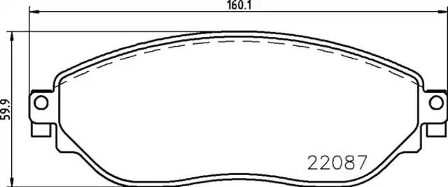 Дискові гальма P59082 BREMBO