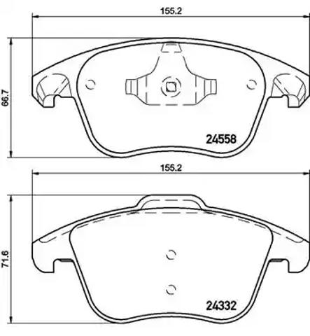 Гальмівні колодки P61117 BREMBO