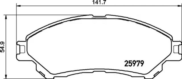 Колодки гальмівні дискові комплект P79032 BREMBO