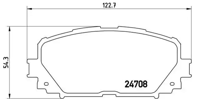 Тормозні колодки P83101 BREMBO