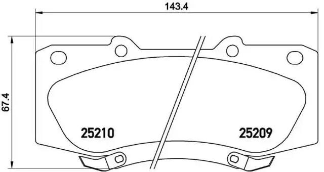 Дискові гальма P83140 BREMBO