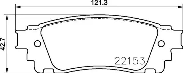 Колодки гальмівні задні, дискові P83166 BREMBO