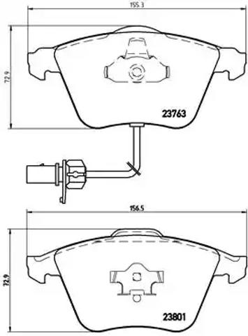 Гальмівні колодки P85084 BREMBO