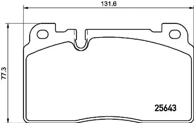 Гальмівні колодки P85133 BREMBO