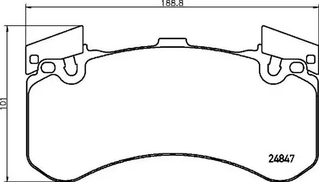 Колодки передні P85136 BREMBO