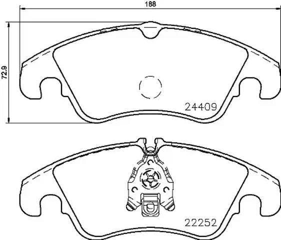 Гальмівні колодки P85145 BREMBO