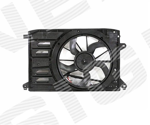 Дифузор радіатора охолодження, в зборі з двигуном і крильчаткою RDFD623020 SIGNEDA