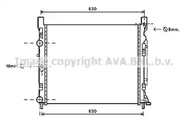 Система охолодження двигуна RTA2470 AVA