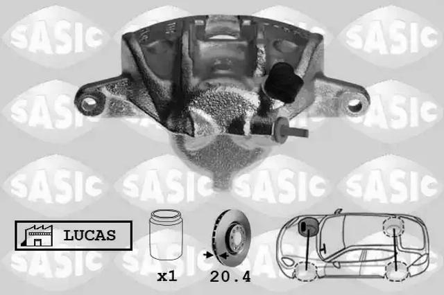 Супорт гальмівний, передній, правий SCA0089 SASIC