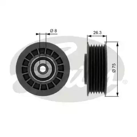 Ролик приводного ременя, паразитний T38092 GATES