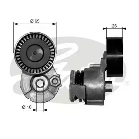 Натяжна планка поліклинового ременя T39009 GATES