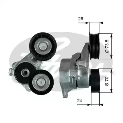 Натяжна планка поліклинового ременя T39024 GATES