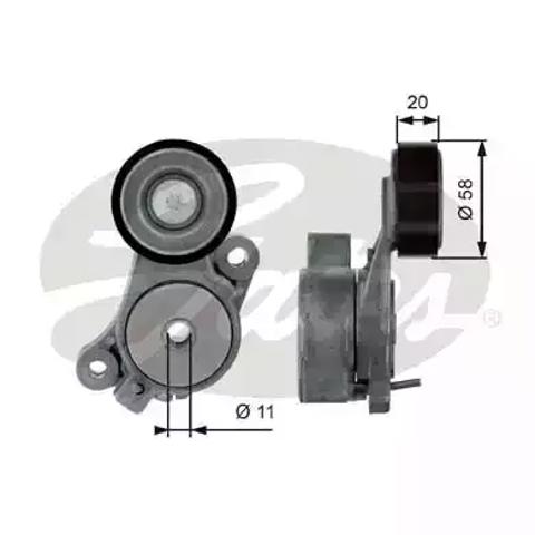 Ролик натяжителя ременя агрегатів T39040 GATES