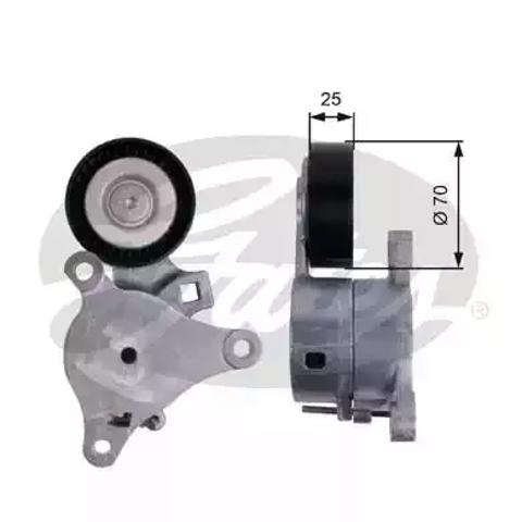 Натяжна планка поліклинового ременя T39041 GATES