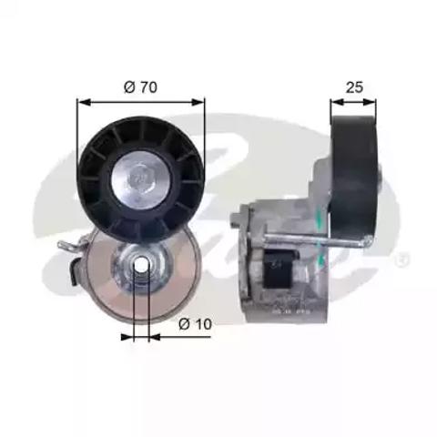 Натяжна планка поліклинового ременя T39137 GATES