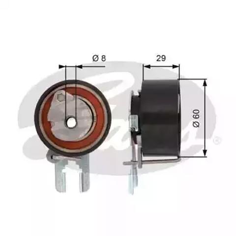 Ролик ГРМ T43158 GATES