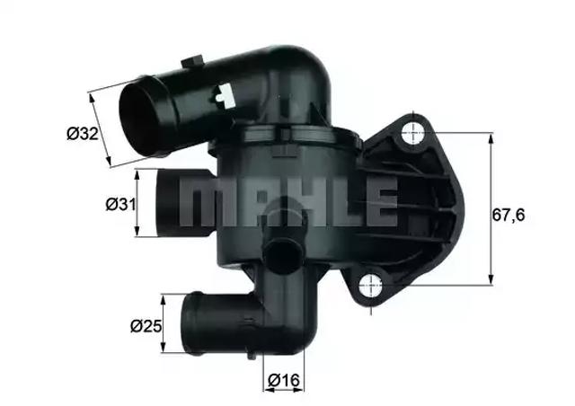Кришка корпусу термостата TI3387 MAHLE