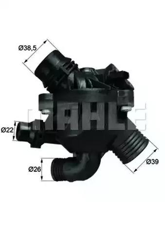 Блок термостата TM3097 MAHLE