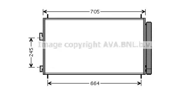 Конденсатор кондиціонера TO5410D AVA