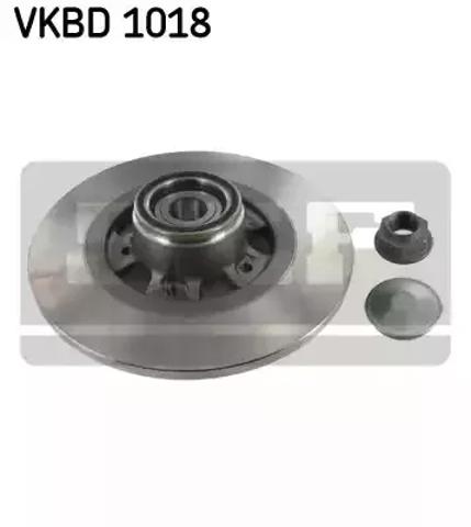 Диск гальмівний задній VKBD1018 SKF