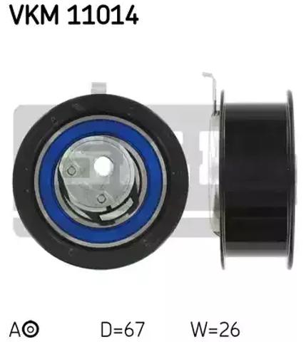 Ролик натяжителя ременя газорозподілу VKM11014 SKF