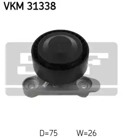 Ролик натягувача приводного ременя VKM31338 SKF