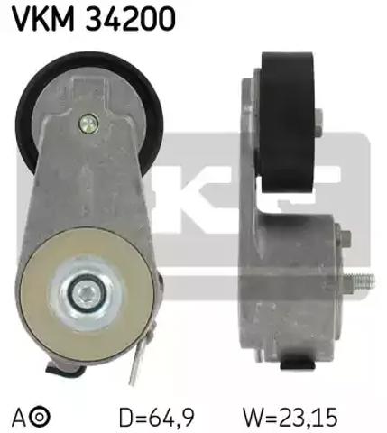 Натяжна планка поліклинового ременя VKM34200 SKF