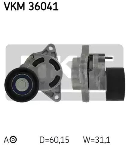 Натягувач приводного ременя VKM36041 SKF