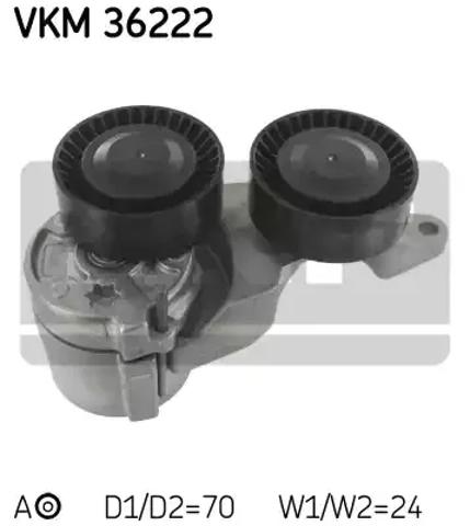 Натяжний ролик VKM36222 SKF