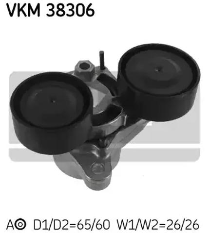 Натяжна планка поліклинового ременя VKM38306 SKF
