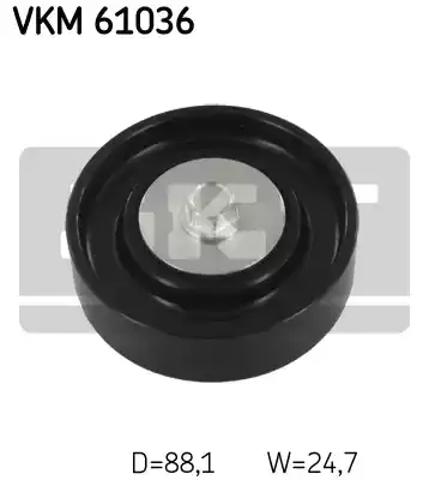 Ролик натягувача приводного ременя VKM61036 SKF