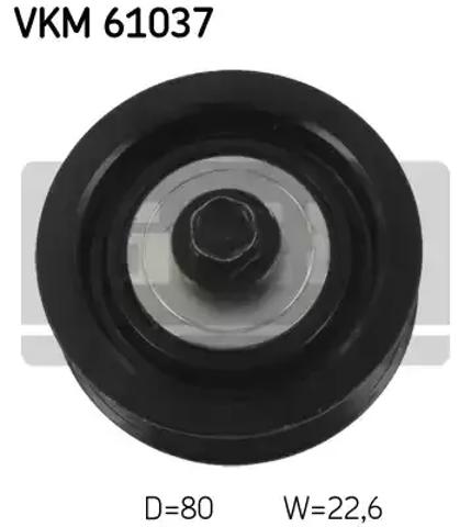Ролик приводного ременя, паразитний VKM61037 SKF