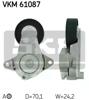 Натягувач приводного ременя VKM61087 SKF