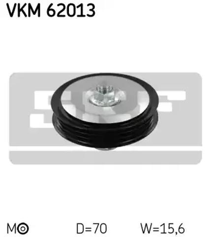 Натяжний ролик VKM62013 SKF