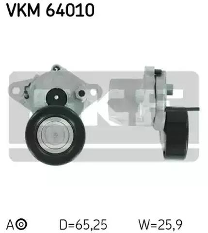 Натягувач приводного ременя VKM64010 SKF