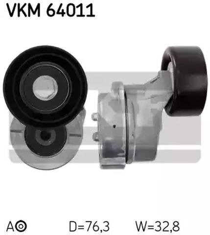 Натягувач приводного ременя VKM64011 SKF