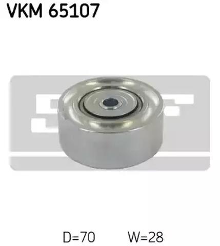 Ролик приводного ременя, паразитний VKM65107 SKF