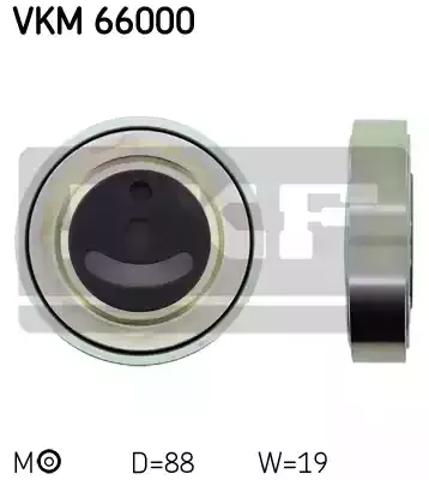 Натяжна планка поліклинового ременя VKM66000 SKF