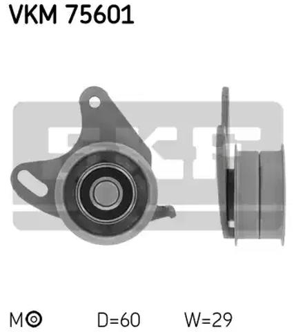 Ролик натягувач VKM75601 SKF