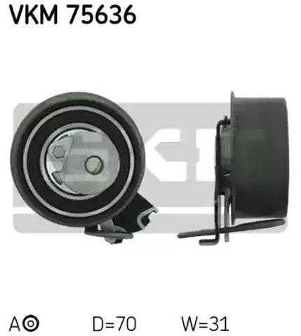 Ролик натяжителя газорозподільного ременя VKM75636 SKF