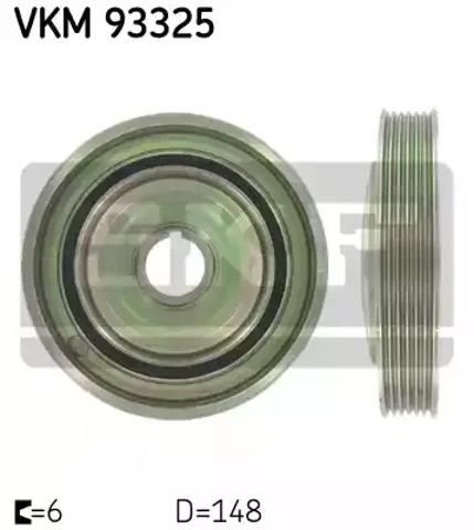 Шків колінвала VKM93325 SKF