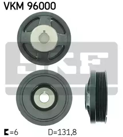Шків колінчастого вала VKM96000 SKF