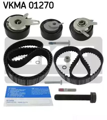 Ремінь ГРМ, комплект VKMA01270 SKF