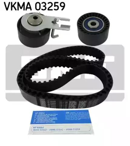 Ремінь ГРМ, комплект VKMA03259 SKF